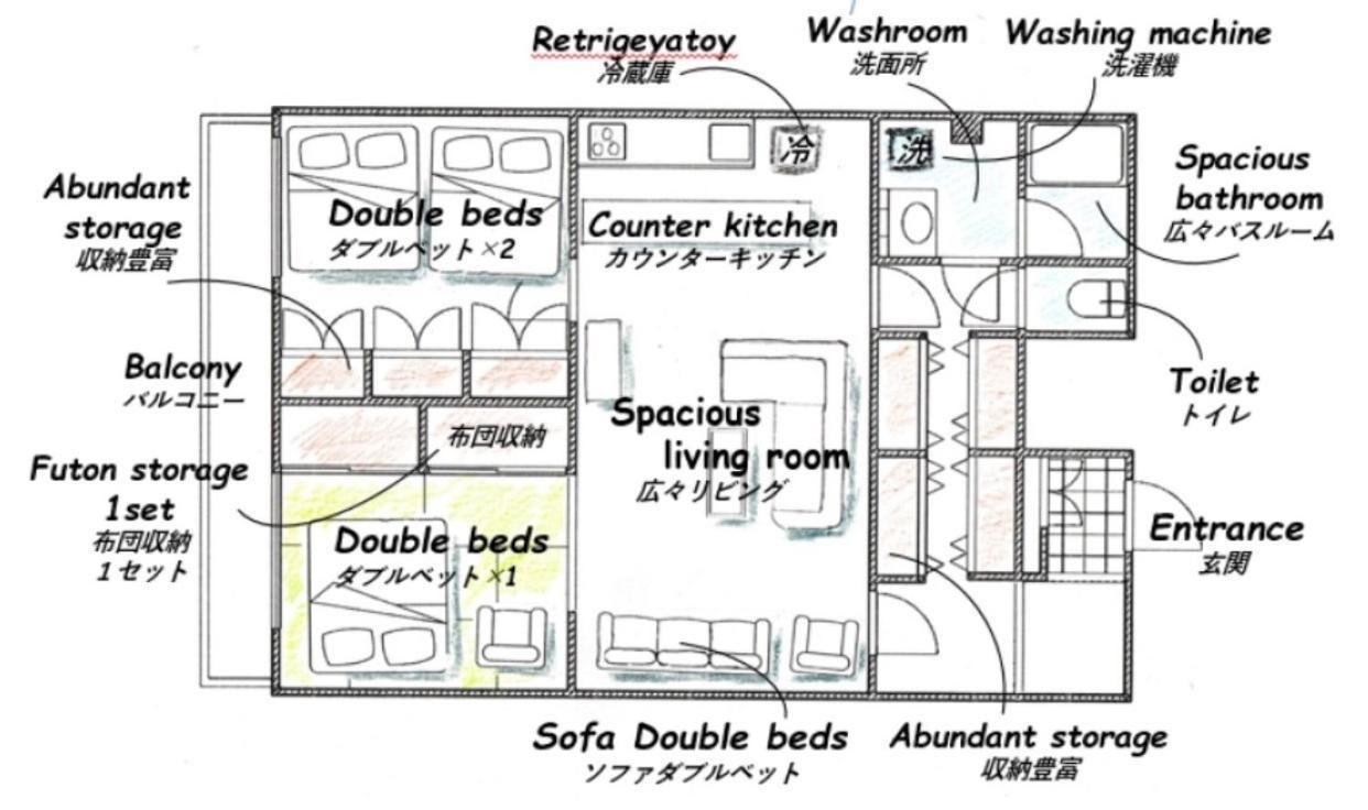Harmonia東京堀切 10名定員90平米の広いcondominium طوكيو المظهر الخارجي الصورة